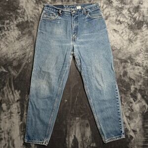 Vintage Womens Levi's 550s Relaxed Fit Tapered Leg Size 12 Faded Wash 5 Pocket